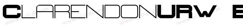 ClarendonURW Bol字体转换